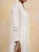 Load image into Gallery viewer, Ivory Princess Cut A line Applique Embroidered Suit
