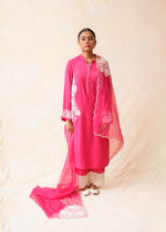 Load image into Gallery viewer, Fuschia Pink Straight Palazo Suit
