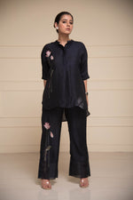 Load image into Gallery viewer, Blue Co-ord Set with Pichwai Embroider
