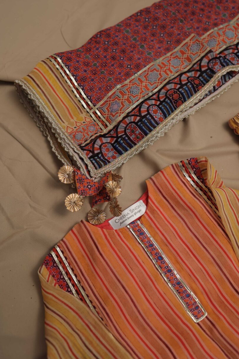 Kurta With Garara Suit - Image 5