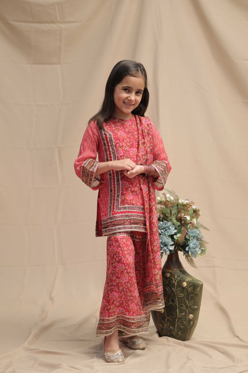 Short kurta With Gharara Suit