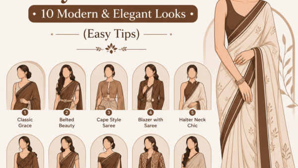 how to style saree