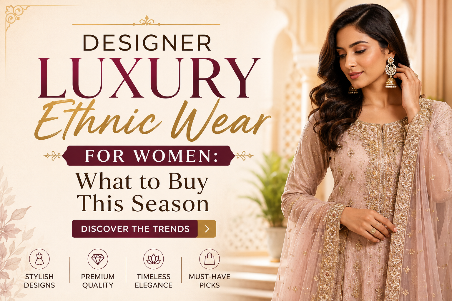 Designer Luxury Ethnic Wear for Women