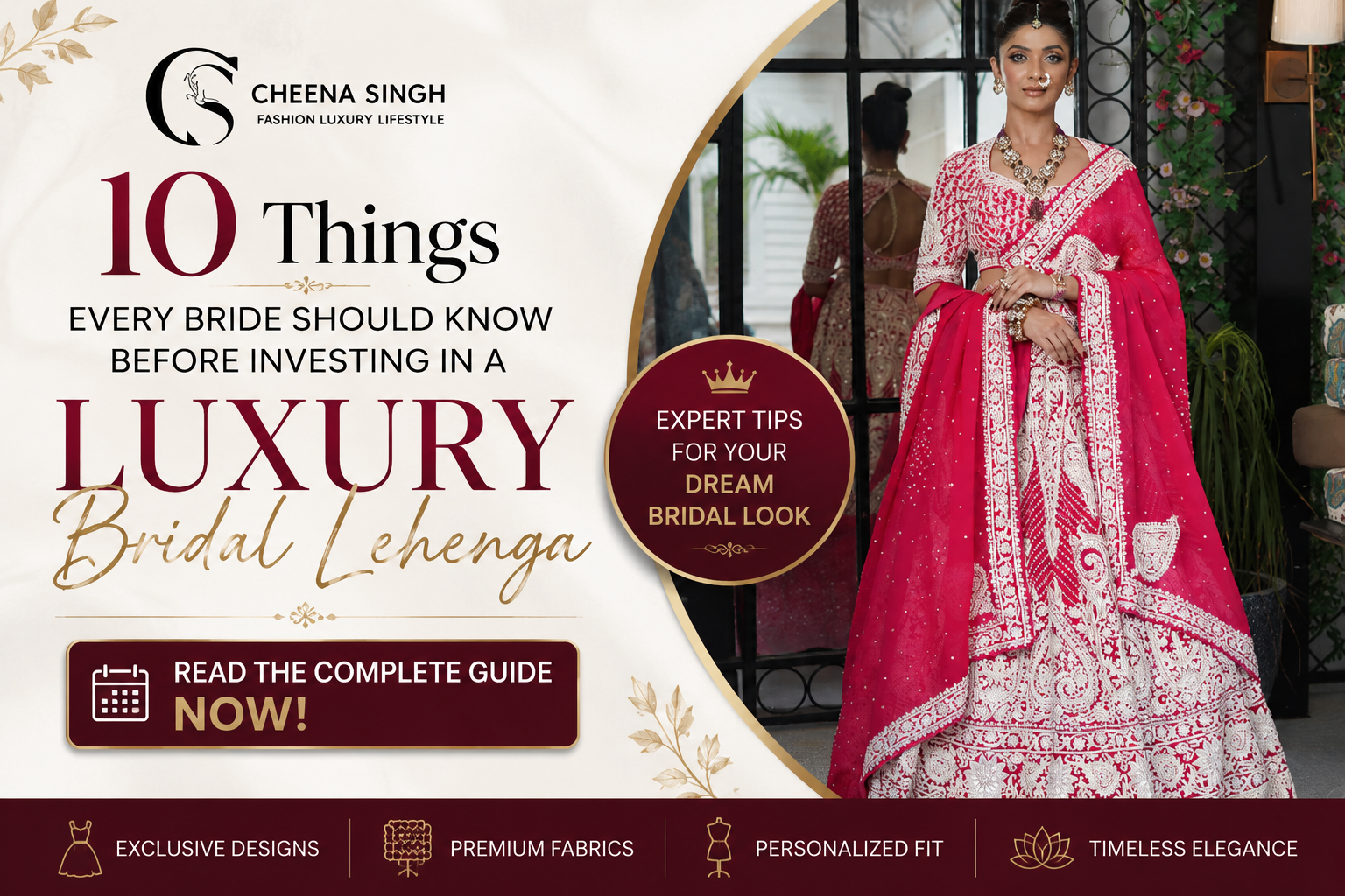 luxury bridal lehenga