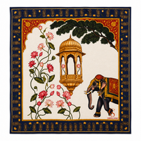 buy an ethnic silk scarf online,