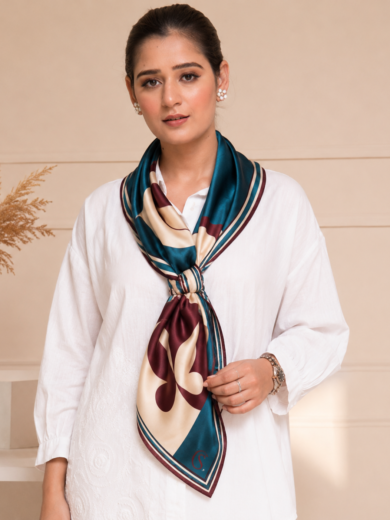 Modern Harmony silk scarf