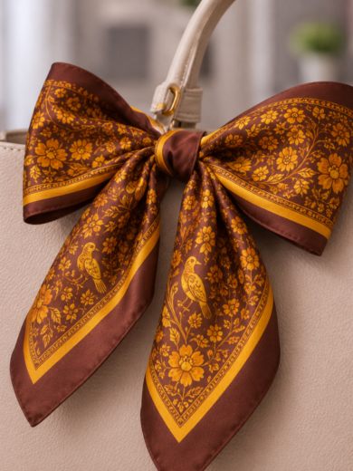 Floral Silk Scarf Online