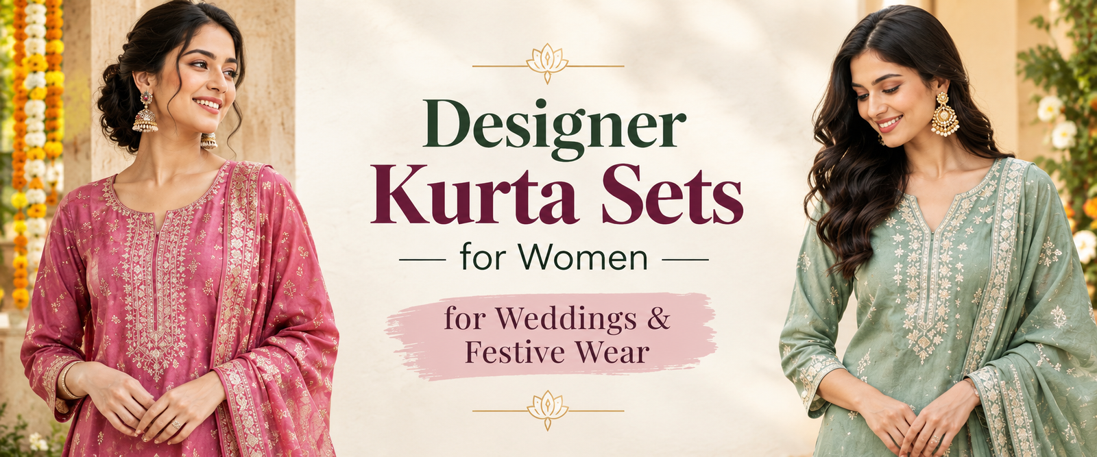 Designer Kurta Sets for Festive Wear