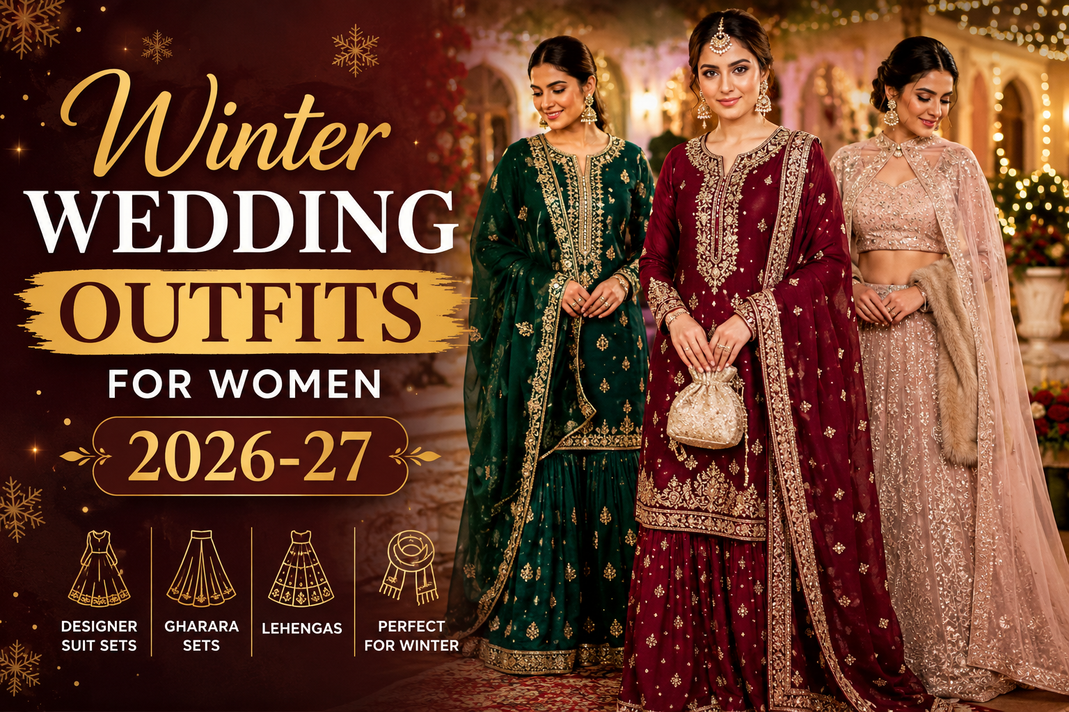 Winter Wedding Outfits 2026–27